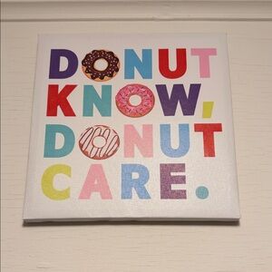 Colorful Donut Wall Art Decor
